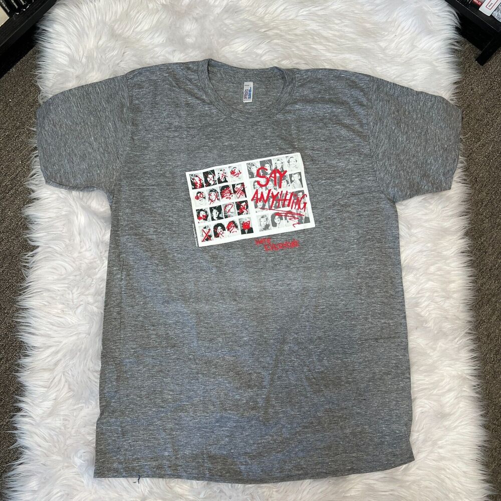 SAY ANYTHING HATE EVERYONE BAND SHIRT SIZE LARGE